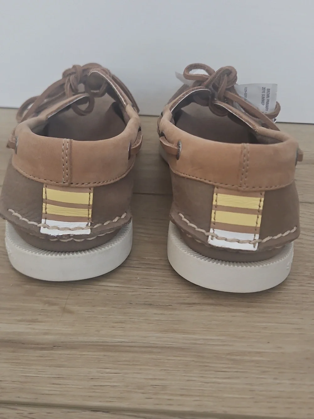 Sperry Topsider Women's Light Tan Suede Boat Shoes Moccasins Loafere - Picture 5 of 6